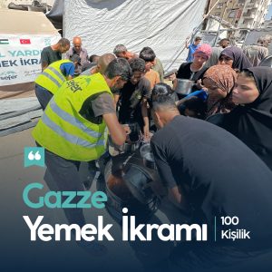 Gazze Yemek İkramı | 100 Kişilik